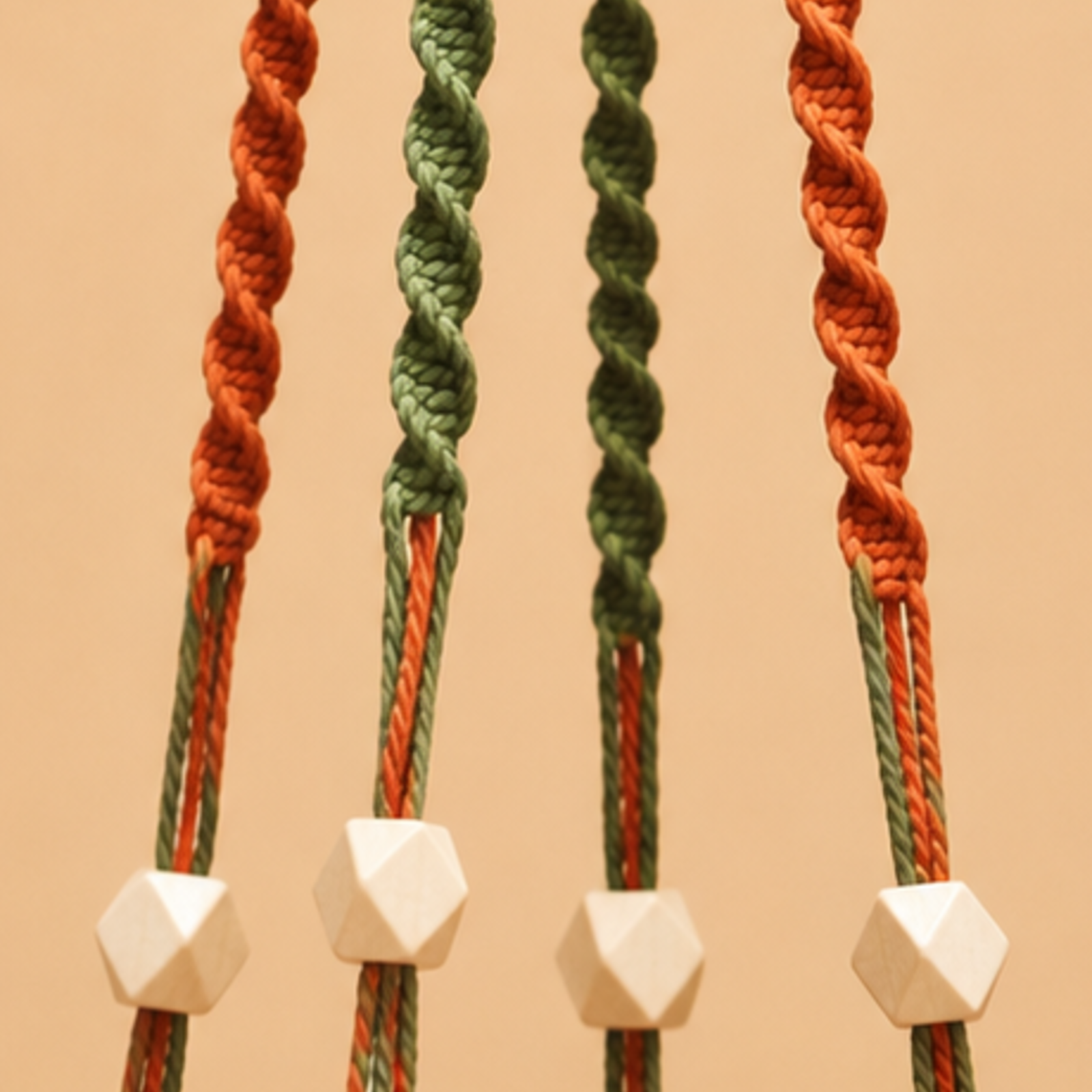 Macramé suspendu